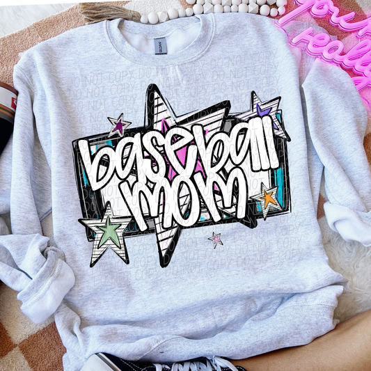 5120 - Baseball Mom with star *DTF