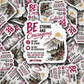 DS 3268 - Be Strong and Courageous Die Cut sticker