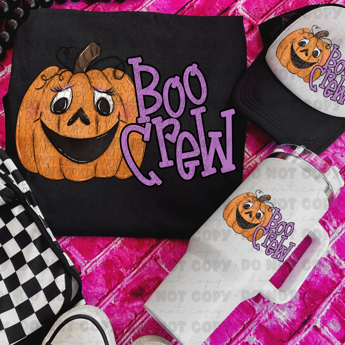 6519 - Boo Crew Pumpkin *DTF Transfer