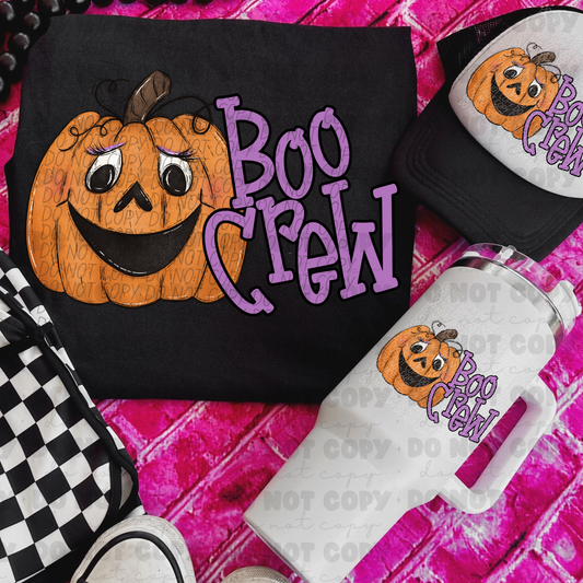 6519 - Boo Crew Pumpkin *DTF Transfer