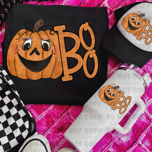 6524 - Boo pumpkin *DTF Transfer