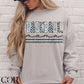 5150 - Baseball Mama black and light blue *DTF