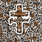 DC 1833 - Blessed cross Die Cut Sticker