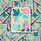 DS 2798 - Boho sea turtle Die Cut sticker