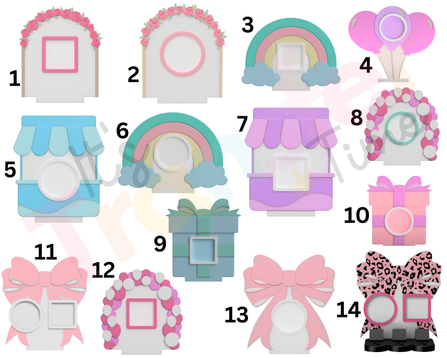 Custom Boutique Gift Social Media and Payment Stand - Tap to go to Business Info *Custom to fit your brand*