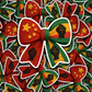DS - 2484 Black history month Juneteenth bow Die Cut Sticker