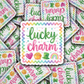 DS - 2616 Lucky St Patrick's Charm Die Cut sticker