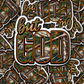DS 2864 - But God camo Die Cut sticker