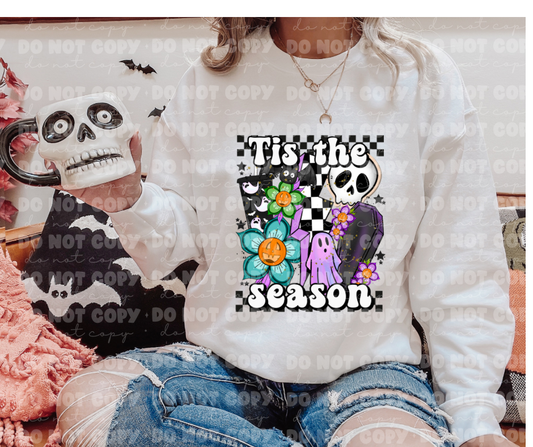 Tis the Season checkered *DREAM TRANSFER* DTF