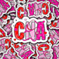 DS 2279 - CNA Valentine's Day Die Cut Sticker