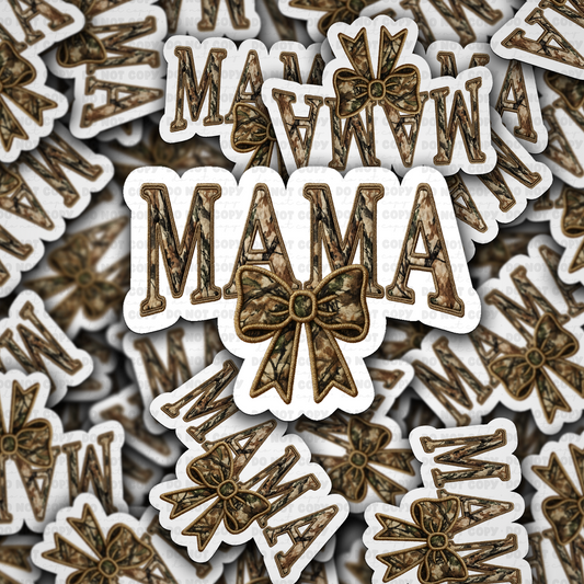 DS -2379 - Mama camo Die Cut Sticker