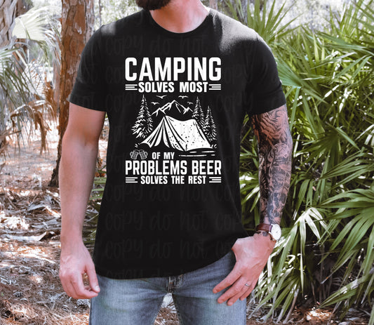Camping solves most of my problems *DREAM TRANSFER* DTF