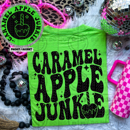 6535 Caramel apple junkie Pocket and Back * DTF