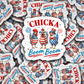 DC 1882 -Chicka boom boom Die Cut Sticker