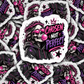 DS 3243 - Chosen not pertect skull Die Cut sticker