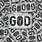 DC 2118 - Without God I am nothing Die Cut Sticker