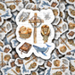 DC 1818 - Christian Collage Die Cut Sticker