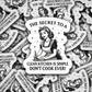 DS - 2550 The secret to a clean kitchen is simple don't cook ever Die Cut Sticker
