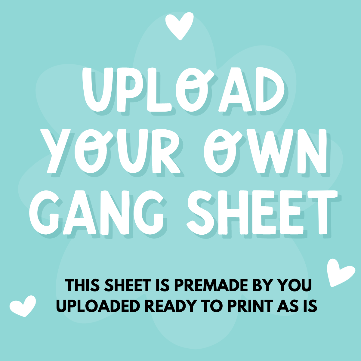 Upload your own  Gang Sheet *3-5 Business day TAT* 22" WIDE you choose length