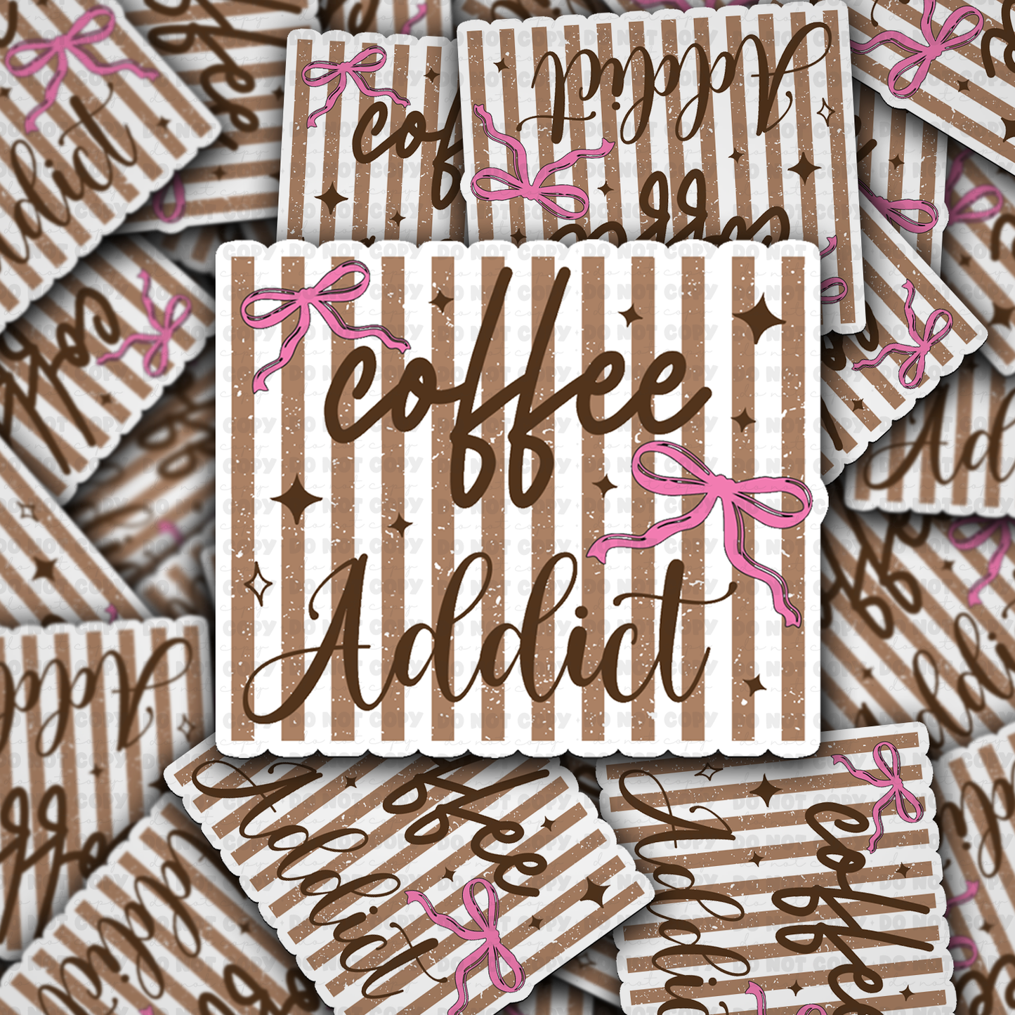 DS 2835 - Coffee addict Die Cut sticker