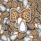 DS 2711 - Coquette leopard nurse bow Die Cut sticker
