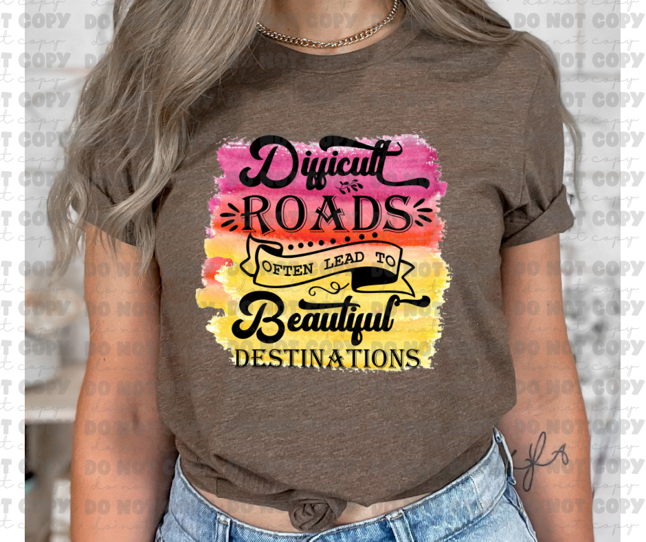 Difficult Roads *DREAM TRANSFER* DTF