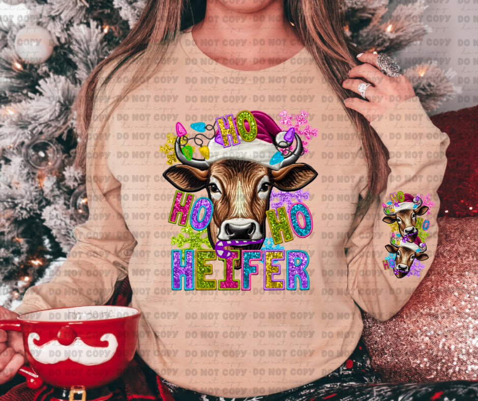 3051 Ho Ho Ho Cow *DREAM TRANSFER* DTF