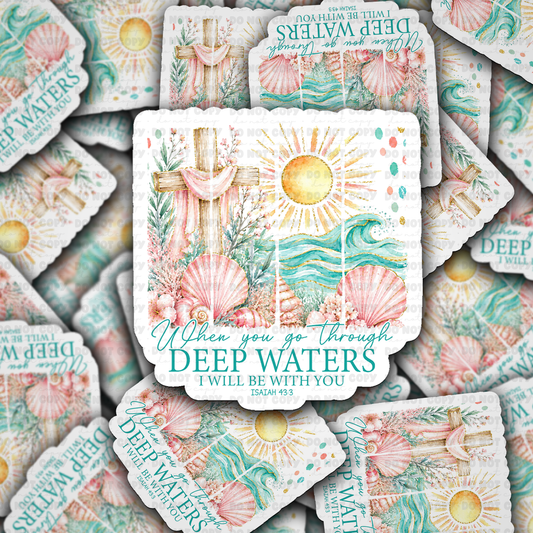 DS 3213 - Deep Waters Die Cut sticker