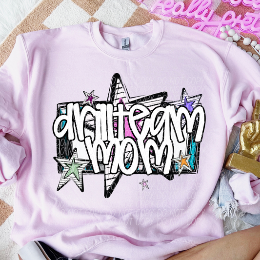 5129 - Drillteam Mom with star *DTF