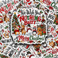 DS 3354 - We Wish You Nothing Butt a Merry Christmas Die Cut sticker