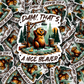 DC 1819 - Dam That's a nice Beaver Die Cut Sticker