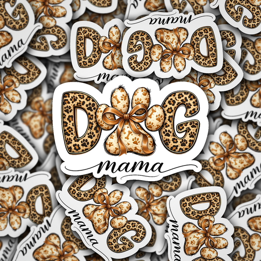 DS 2737 - Dog Mama Die Cut sticker