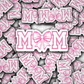 DS 2837 - Mom with coquette bow Die Cut sticker