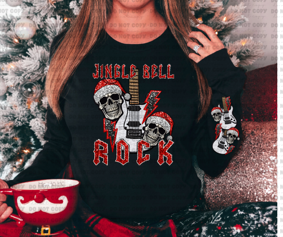 3055 Jingle Bell Rock with sleeve *DREAM TRANSFER* DTF