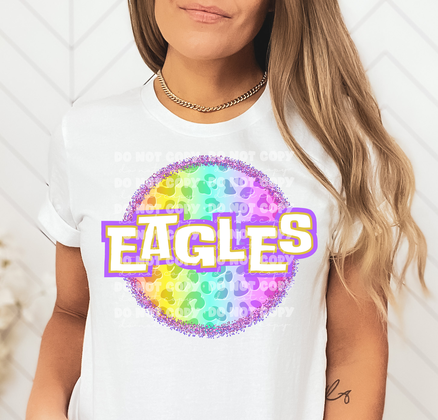4613 Eagles Colorful Leopard *DREAM TRANSFER* DTF