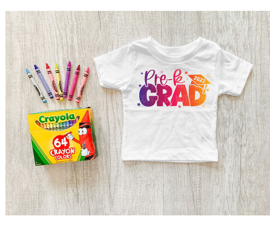 Pre-K Grad 2023 Color Print   *DREAM TRANSFER* DTF