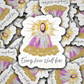 DS - 2576 Every knee shall bow Die Cut Sticker