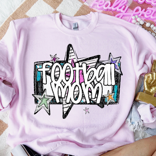 5123 - Football Mom with star *DTF
