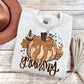 6347 - Grammy Fall pumpkin faux glitter * DTF Transfer