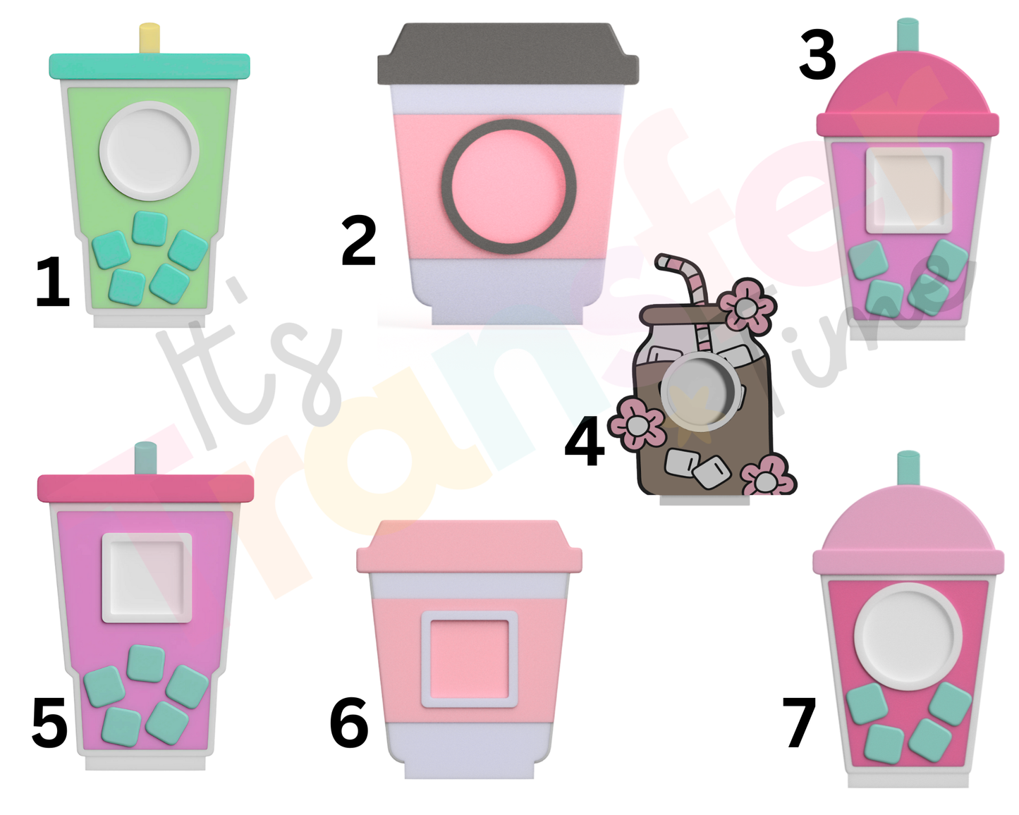 Custom Cup Social Media and Payment Stand - Tap to go to Business Info *Custom to fit your brand*