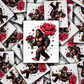 DS - 2424 Big foot Valentine's day Die Cut Sticker