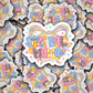DS - 2609 Softball Mama Die Cut sticker