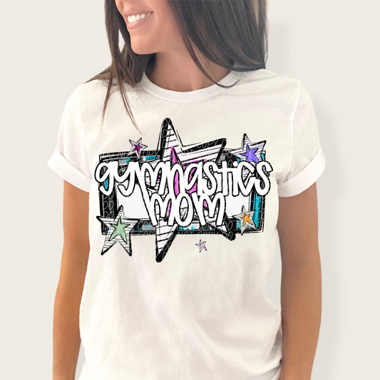 5140 - Gymnastics Mom with star *DTF