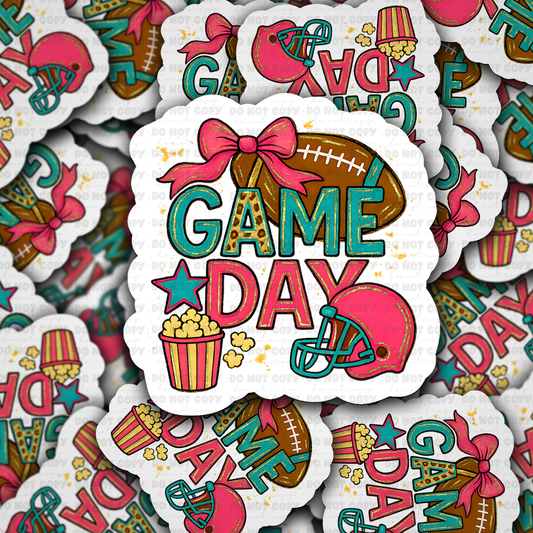 DS 3299 - Game Day Football Die Cut sticker