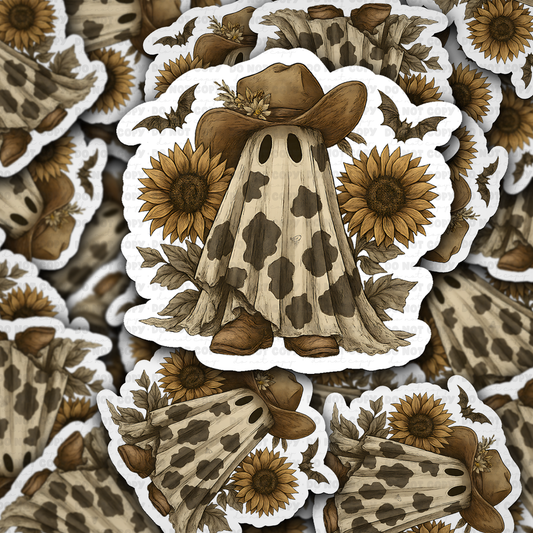 DC 2135 - Western Ghost Die Cut Sticker