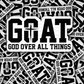 DC 1525 - Goat God over all things die cut sticker
