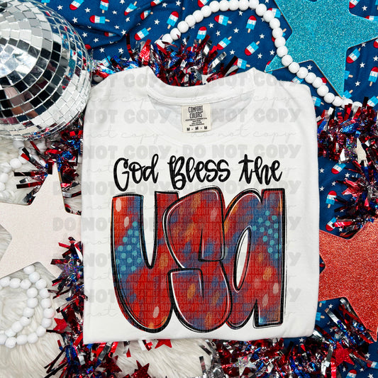 5960 - God bless the USA *DTF Transfer