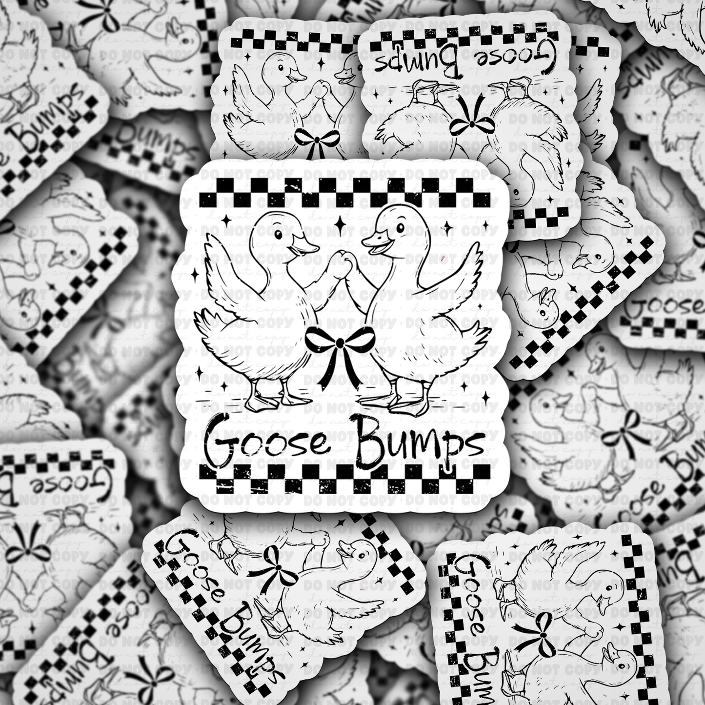 DC 1890 - Goose bumps Die Cut Sticker