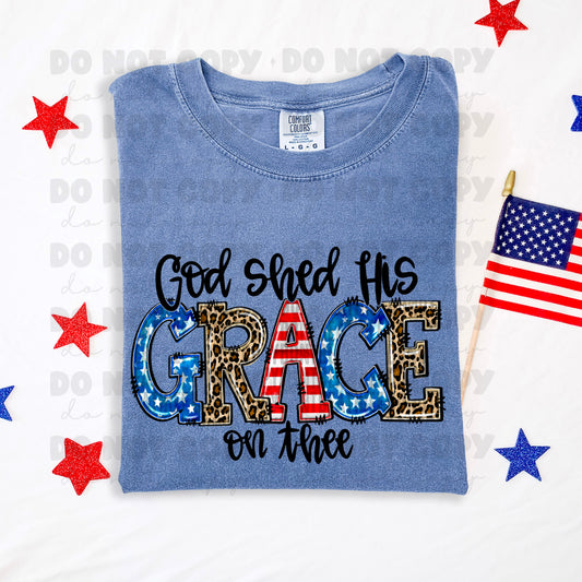 5961 - God shed his grace on thee *DTF Transfer
