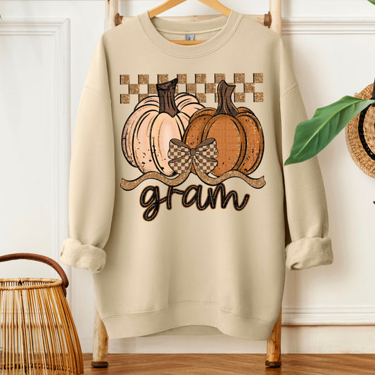 6353 - Gram Fall pumpkins * DTF Transfer